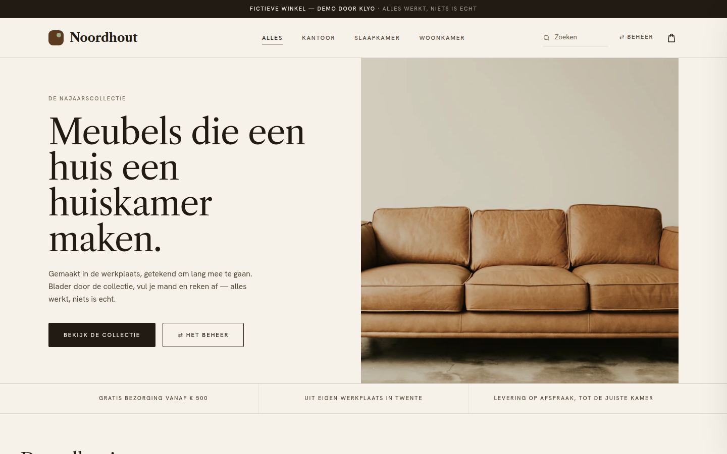 De Noordhout webshop-demo